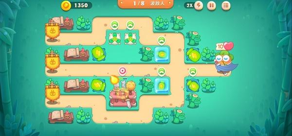 《保卫萝卜4》第18关满星通关攻略