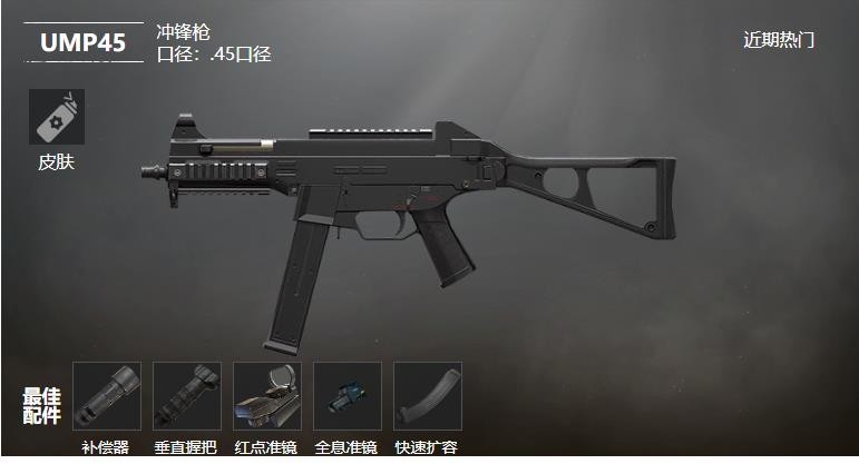 《和平精英》UMP45冲锋枪武器测评