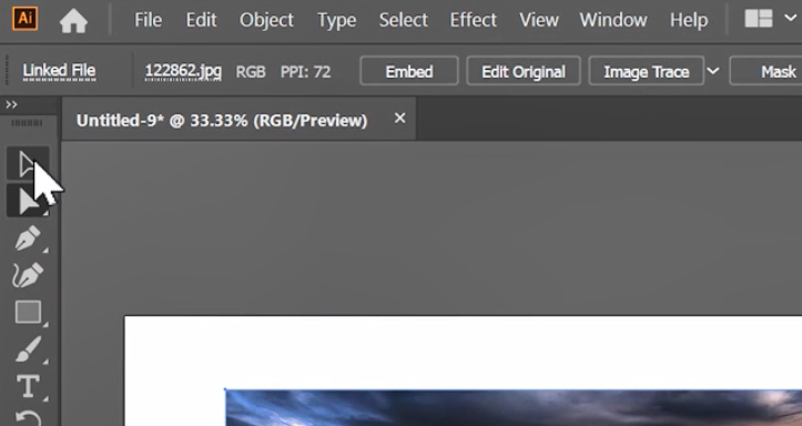 《Adobe illustrator》怎么裁剪图片