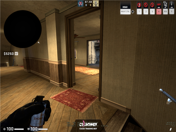 《CSGO》实战 Inferno单向烟技巧