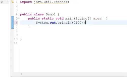 《Eclipse》怎么写八进制