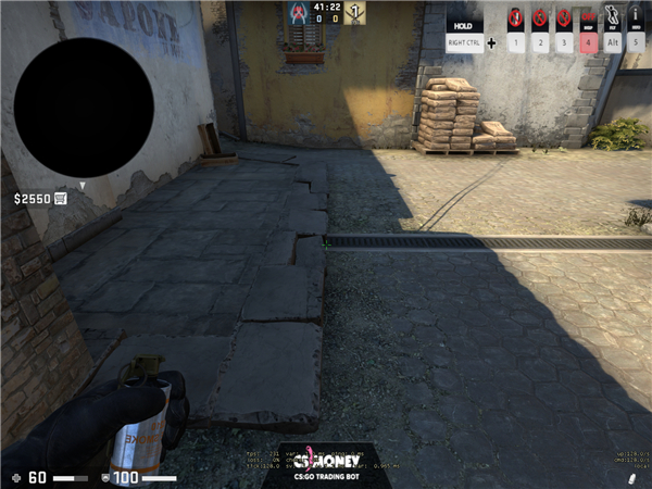 《CSGO》实战 Inferno单向烟技巧