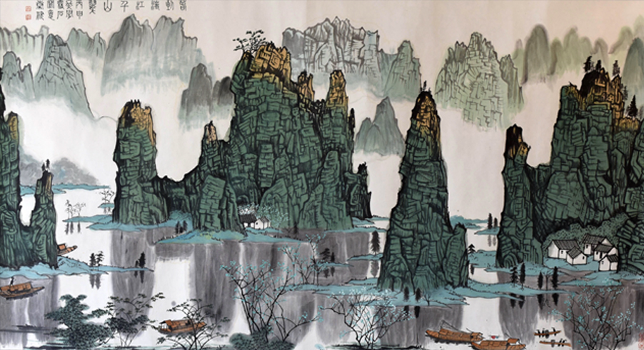 2472号-漓江春色,200x100cm,2016年.jpg 2472号-漓江春色,200x100cm,2016年.jpg
