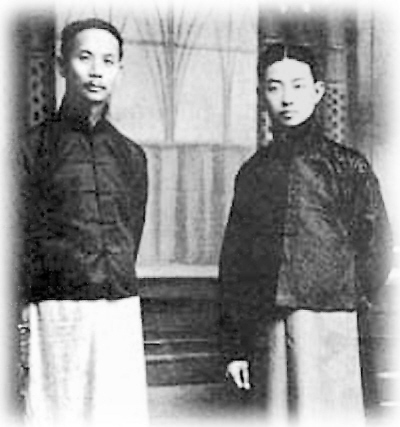 齐如山(左)梅兰芳 齐如山(左)梅兰芳