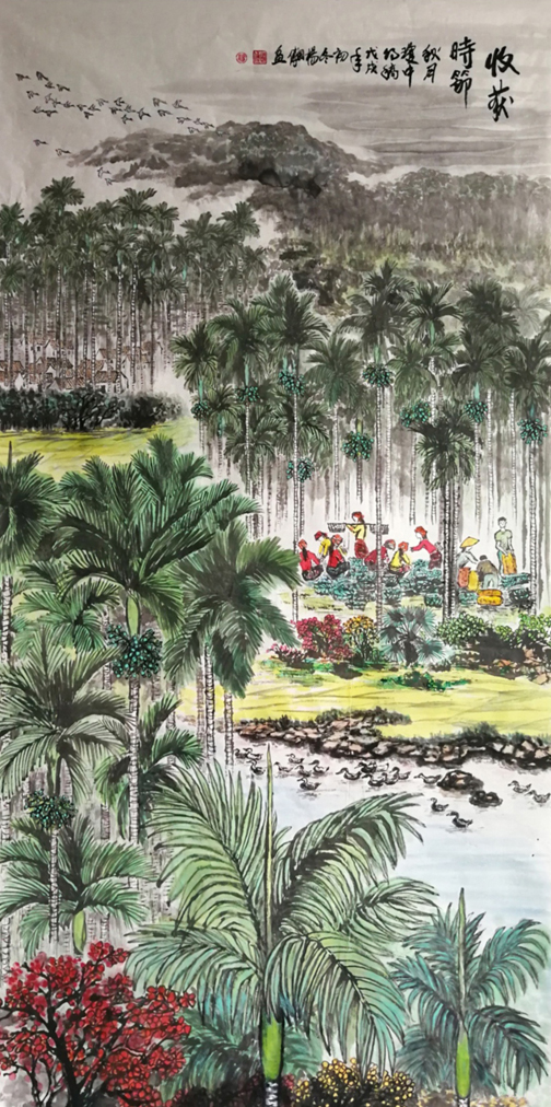 1613号-名称:收获时节,尺寸:136X68Cm,2019年.jpg 1613号-名称:收获时节,尺寸:136X68Cm,2019年.jpg