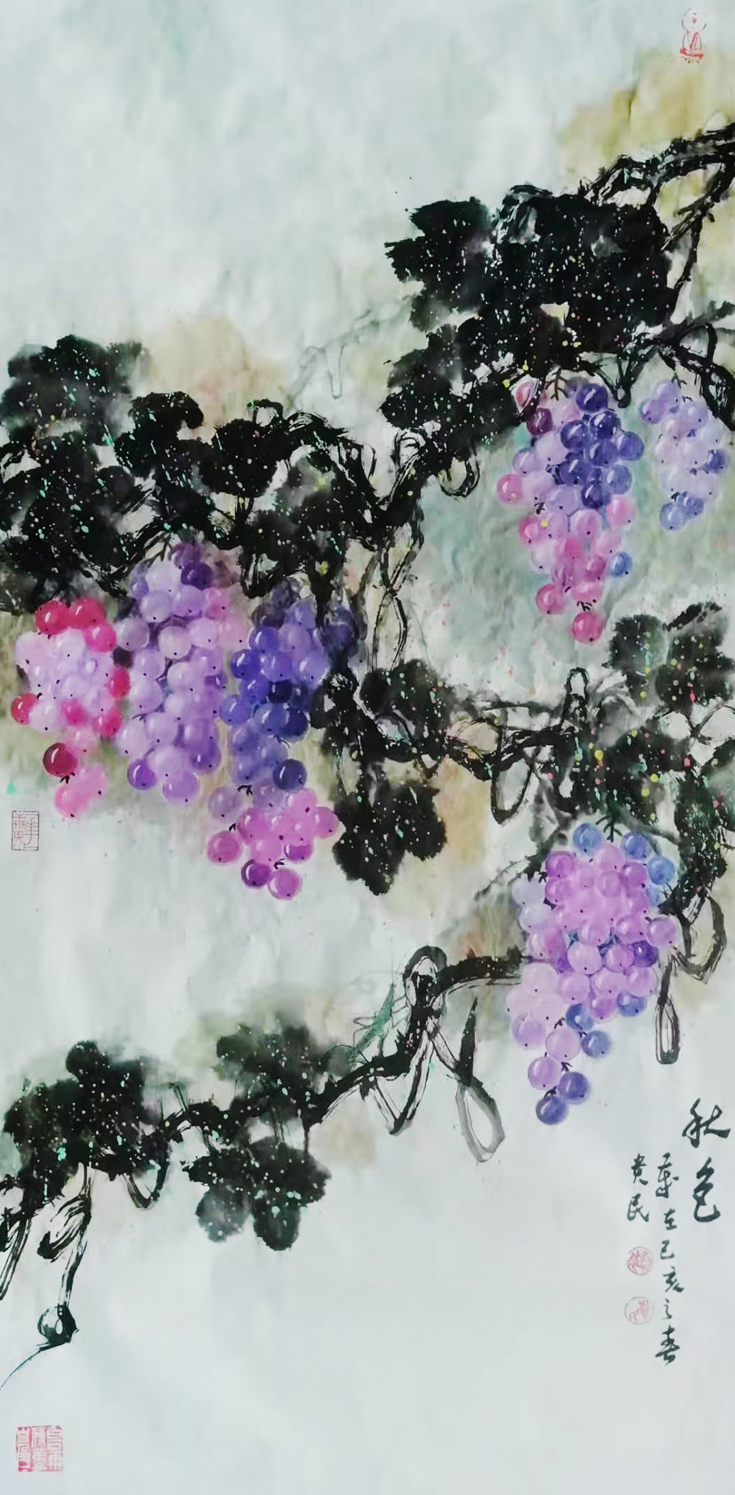 秋色,50cm乘100cm,2019年创.jpg 秋色,50cm乘100cm,2019年创.jpg