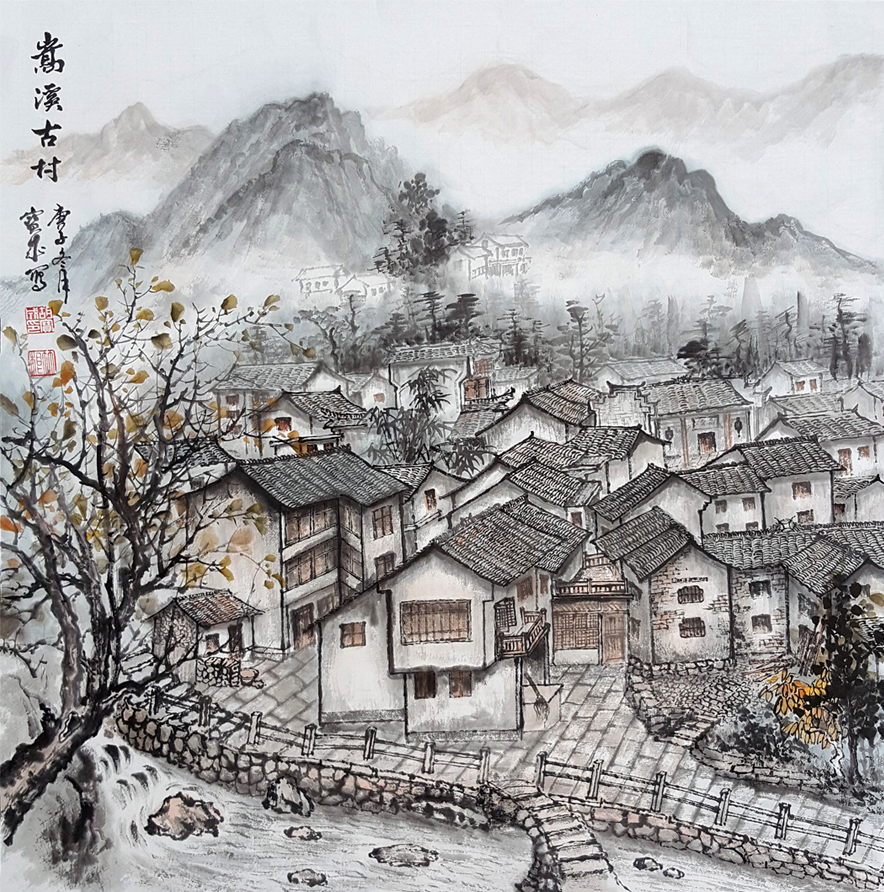 2571号-嵩溪古村68x68cm创作时间2020年-(2).jpg 2571号-嵩溪古村68x68cm创作时间2020年-(2).jpg