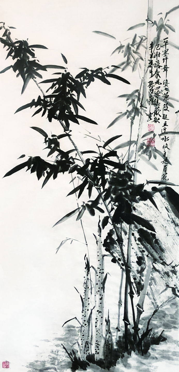 一竿墨舞婆婆.138x65.辛丑年.jpg 一竿墨舞婆婆.138x65.辛丑年.jpg