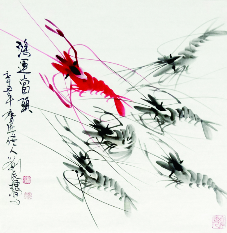 作品名称:鸿运当头。尺寸;68乘68。2021年创作。.jpg 作品名称:鸿运当头。尺寸;68乘68。2021年创作。.jpg