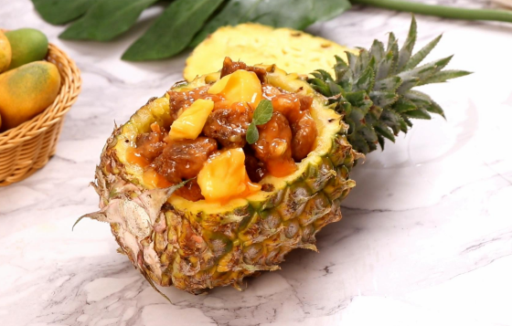 菠萝炒什么肉好吃又简单2