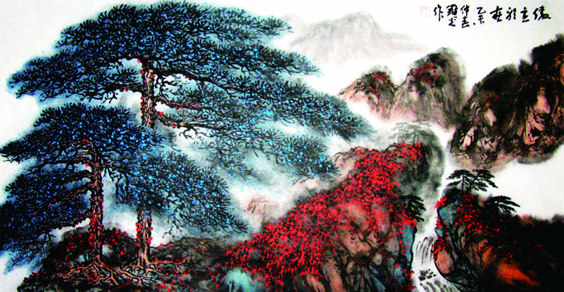 作品名称:傲立于世。尺寸:100cm乘52cm。2015年创作。.jpg 作品名称:傲立于世。尺寸:100cm乘52cm。2015年创作。.jpg