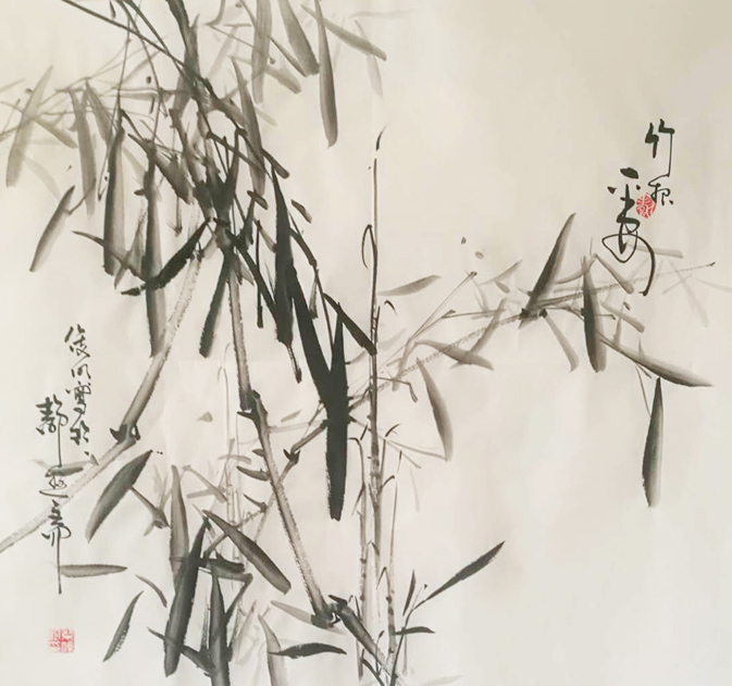2887号 竹报平安，70x70cm，2020.jpg