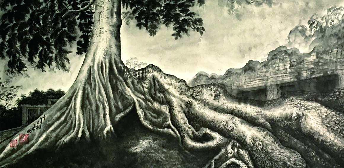千年古格,180x350cm,2021.jpg 千年古格,180x350cm,2021.jpg
